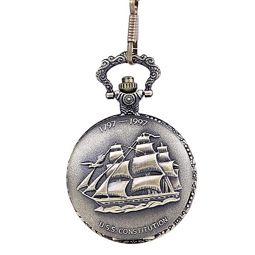 Men's Pocket Watch Quartz Bronze Casual Watch Cool Analog Vintage Casual - Bronze
Men's Pocket Watch Quartz Bronze Casual Watch Cool Analog Vintage Casual - Bronze