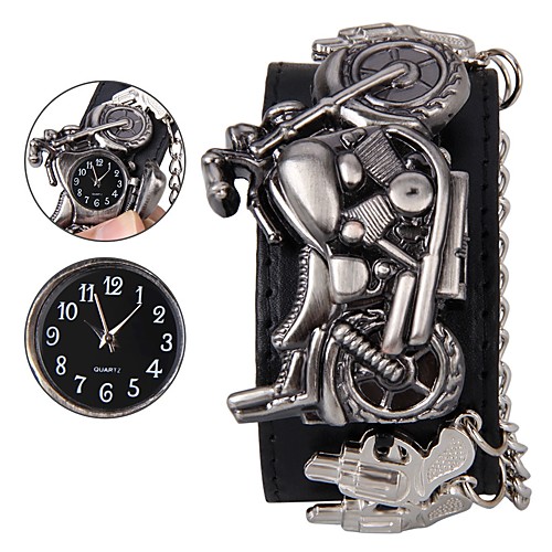 Men's Wrist Watch Digital Genuine Leather Black Casual Watch Cool Analog Skull Fashion - Black
Men's Wrist Watch Digital Genuine Leather Black Casual Watch Cool Analog Skull Fashion - Black