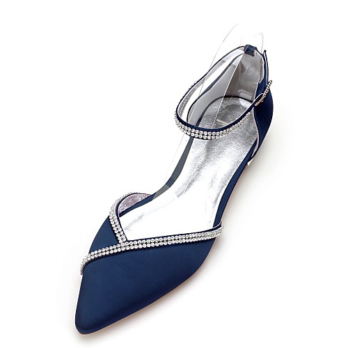 Women's Wedding Shoes Glitter Crystal Sequined Jeweled Flat Heel Pointed Toe Rhinestone Satin Minimalism Spring & Summer Purple / Yellow / Red / Party & Evening
Women's Wedding Shoes Glitter Crystal Sequined Jeweled Flat Heel Pointed Toe Rhinestone Satin Minimalism Spring & Summer Purple / Yellow / Red / Party & Evening