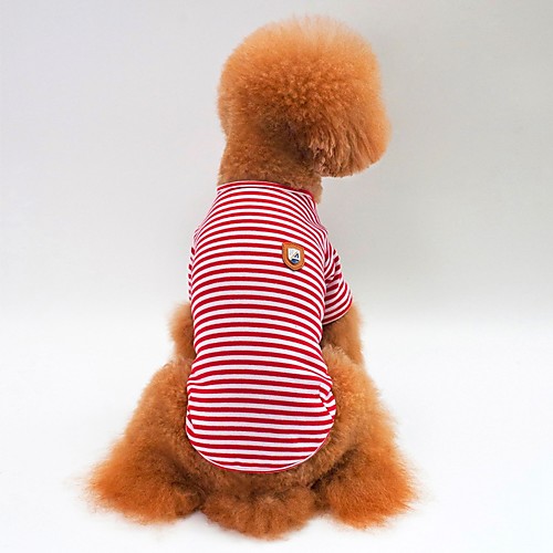 Dog Cat Shirt / T-Shirt Puppy Clothes Striped Simple Style Casual / Sporty Dog Clothes Puppy Clothes Dog Outfits Red Blue Green Costume for Girl and Boy Dog Cotton S M L XL XXL
Dog Cat Shirt / T-Shirt Puppy Clothes Striped Simple Style Casual / Sporty Dog Clothes Puppy Clothes Dog Outfits Red Blue Green Costume for Girl and Boy Dog Cotton S M L XL XXL
