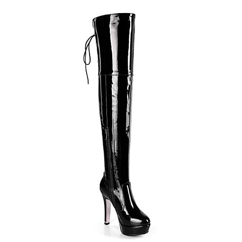 Women's Boots Over-The-Knee Boots Stiletto Heel Pointed Toe Satin Flower PU Thigh-high Boots Fall Black / Red / Fashion Boots
Women's Boots Over-The-Knee Boots Stiletto Heel Pointed Toe Satin Flower PU Thigh-high Boots Fall Black / Red / Fashion Boots