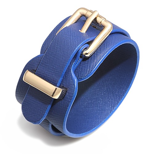 Women's Leather Bracelet Wide Bangle Classic Ladies Fashion Elegant PU Leather Bracelet Jewelry Brown / Red / Blue For Club Bar
Women's Leather Bracelet Wide Bangle Classic Ladies Fashion Elegant PU Leather Bracelet Jewelry Brown / Red / Blue For Club Bar