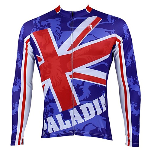 ILPALADINO Men's Long Sleeve Cycling Jersey Winter Fleece Elastane Blue Bike Jersey Top Mountain Bike MTB Road Bike Cycling Thermal / Warm Fleece Lining Ultraviolet Resistant Sports Clothing Apparel
ILPALADINO Men's Long Sleeve Cycling Jersey Winter Fleece Elastane Blue Bike Jersey Top Mountain Bike MTB Road Bike Cycling Thermal / Warm Fleece Lining Ultraviolet Resistant Sports Clothing Apparel