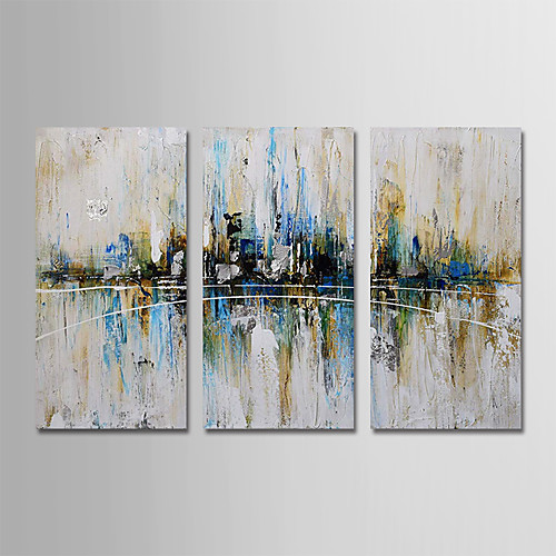 Oil Painting Hand Painted Vertical Abstract Modern Stretched Canvas / Three Panels
Oil Painting Hand Painted Vertical Abstract Modern Stretched Canvas / Three Panels