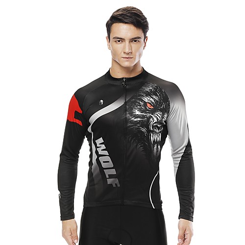 ILPALADINO Men's Long Sleeve Cycling Jersey Winter Fleece Elastane Black Bike Jersey Top Mountain Bike MTB Road Bike Cycling Thermal / Warm Fleece Lining Ultraviolet Resistant Sports Clothing Apparel
ILPALADINO Men's Long Sleeve Cycling Jersey Winter Fleece Elastane Black Bike Jersey Top Mountain Bike MTB Road Bike Cycling Thermal / Warm Fleece Lining Ultraviolet Resistant Sports Clothing Apparel