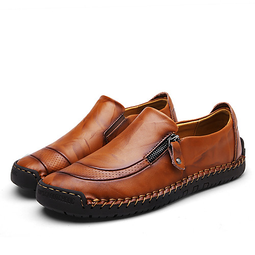 Men's Leather Shoes Leather / Cowhide Fall / Spring & Summer Casual / Preppy Loafers & Slip-Ons Breathable Black / Brown / Yellow / Office & Career
Men's Leather Shoes Leather / Cowhide Fall / Spring & Summer Casual / Preppy Loafers & Slip-Ons Breathable Black / Brown / Yellow / Office & Career