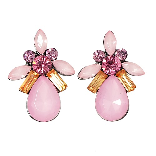 Women's Amethyst Synthetic Tourmaline Drop Earrings Tropical Flower Ladies Basic Fashion Earrings Jewelry White / Blue / Pink For Daily Date 1 Pair
Women's Amethyst Synthetic Tourmaline Drop Earrings Tropical Flower Ladies Basic Fashion Earrings Jewelry White / Blue / Pink For Daily Date 1 Pair