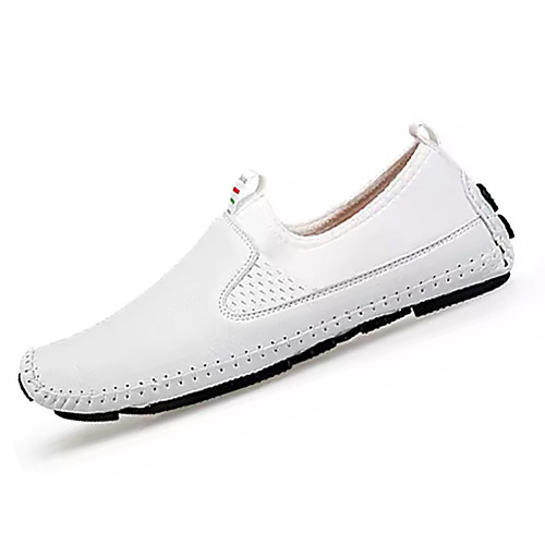 Men's Moccasin Leather / PU Fall Casual Loafers & Slip-Ons Non-slipping Black / White / Blue
Men's Moccasin Leather / PU Fall Casual Loafers & Slip-Ons Non-slipping Black / White / Blue