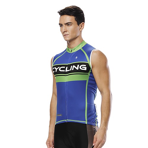 ILPALADINO Men's Sleeveless Cycling Jersey Blue Bike Jersey Top Mountain Bike MTB Road Bike Cycling UV Resistant Breathable Reflective Strips Sports Clothing Apparel / Back Pocket
ILPALADINO Men's Sleeveless Cycling Jersey Blue Bike Jersey Top Mountain Bike MTB Road Bike Cycling UV Resistant Breathable Reflective Strips Sports Clothing Apparel / Back Pocket