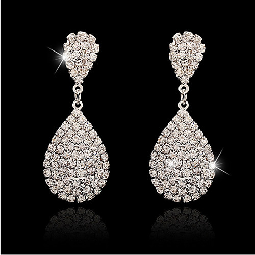 Women's Earrings Classic Elegant Rhinestone Earrings Jewelry Silver For Date Festival 1 Pair
Women's Earrings Classic Elegant Rhinestone Earrings Jewelry Silver For Date Festival 1 Pair