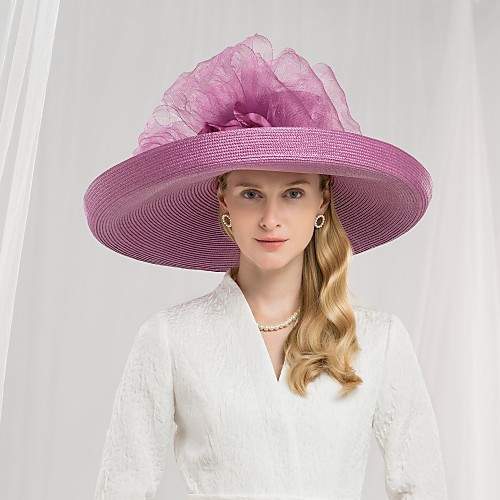 Polyester Kentucky Derby Hat / Hats with Floral 1pc Party / Evening / Daily Wear / Horse Race Headpiece
Polyester Kentucky Derby Hat / Hats with Floral 1pc Party / Evening / Daily Wear / Horse Race Headpiece