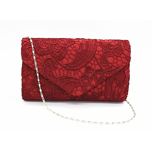Women's Bags Polyester Clutch Lace Solid Color Party Daily Date Evening Bag Wedding Bags Wine White Black Purple
Women's Bags Polyester Clutch Lace Solid Color Party Daily Date Evening Bag Wedding Bags Wine White Black Purple