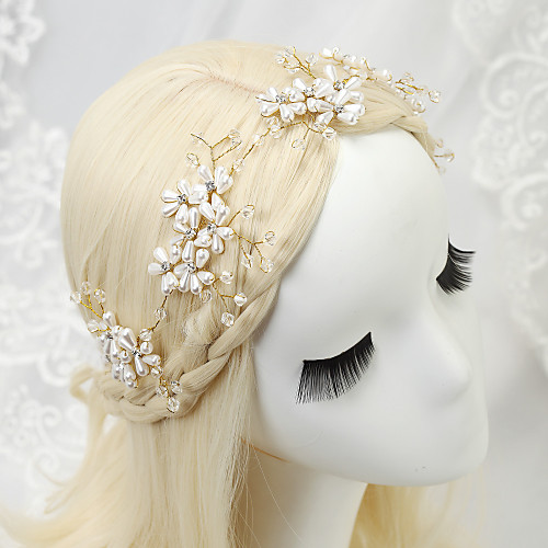 Imitation Pearl / Rhinestone / Alloy Headpiece with Rhinestone / Faux Pearl 1 Piece Wedding Headpiece
Imitation Pearl / Rhinestone / Alloy Headpiece with Rhinestone / Faux Pearl 1 Piece Wedding Headpiece
