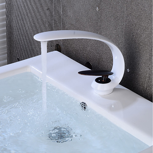 Bathroom Sink Faucet - Creative Painted Finishes / Black Centerset Single Handle One HoleBath Taps
Bathroom Sink Faucet - Creative Painted Finishes / Black Centerset Single Handle One HoleBath Taps