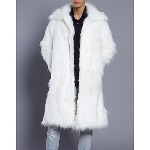 Men's Fur Coats Solid Colored Fur Coat Long Daily Long Sleeve Faux Fur Coat Tops White
Men's Fur Coats Solid Colored Fur Coat Long Daily Long Sleeve Faux Fur Coat Tops White