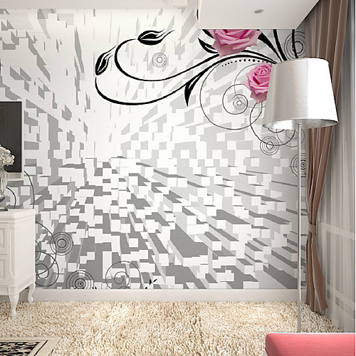 Wallpaper / Mural Canvas Wall Covering - Adhesive required Floral / Art Deco / 3D
Wallpaper / Mural Canvas Wall Covering - Adhesive required Floral / Art Deco / 3D