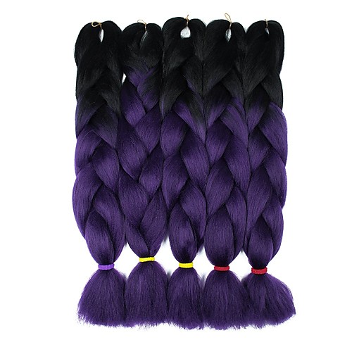Curly Twist Braids Jumbo Dreadlocks / Faux Locs Purple Synthetic Hair Braids 24 inch Braiding Hair 5 Pieces
Curly Twist Braids Jumbo Dreadlocks / Faux Locs Purple Synthetic Hair Braids 24 inch Braiding Hair 5 Pieces