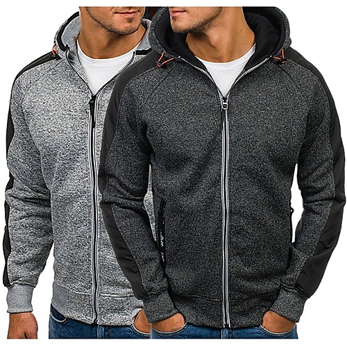 Men's Hoodie & Sweatshirt Zipper Solid Color Black Dark Grey Light Grey Light Blue Running Fitness Top Plus Size Long Sleeve Sport Activewear Breathable Anatomic Design Sweat-wicking Stretchy
Men's Hoodie & Sweatshirt Zipper Solid Color Black Dark Grey Light Grey Light Blue Running Fitness Top Plus Size Long Sleeve Sport Activewear Breathable Anatomic Design Sweat-wicking Stretchy