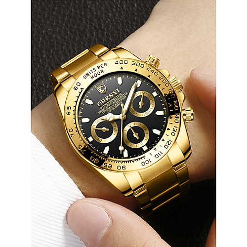 CHENXI Men's Wrist Watch Analog Quartz Fashion Water Resistant / Waterproof Chronograph Casual Watch / Two Years / Stainless Steel / Japanese
CHENXI Men's Wrist Watch Analog Quartz Fashion Water Resistant / Waterproof Chronograph Casual Watch / Two Years / Stainless Steel / Japanese