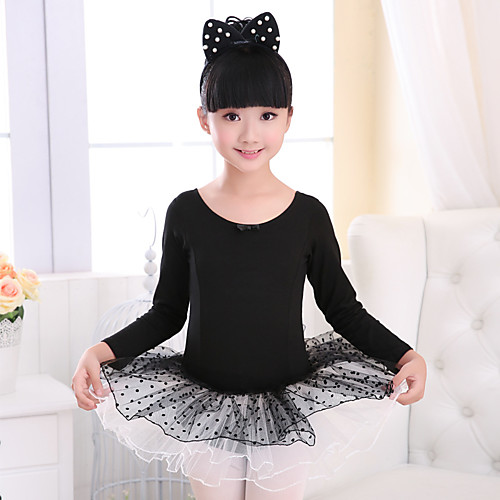 Kids' Dancewear Leotard / Onesie Bow(s) Girls' Training Performance Long Sleeve Spandex Tulle
Kids' Dancewear Leotard / Onesie Bow(s) Girls' Training Performance Long Sleeve Spandex Tulle