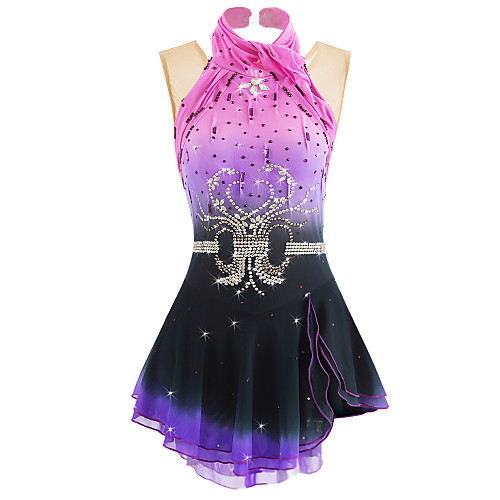 Figure Skating Dress Women's Girls' Ice Skating Dress BlackPurple Halo Dyeing Spandex Activewear Competition Skating Wear Handmade Curve Classic Ice Skating Figure Skating
Figure Skating Dress Women's Girls' Ice Skating Dress BlackPurple Halo Dyeing Spandex Activewear Competition Skating Wear Handmade Curve Classic Ice Skating Figure Skating