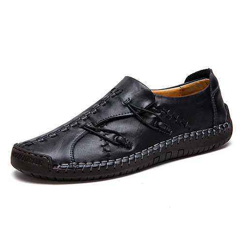 Men's Loafers & Slip-Ons Casual Daily Outdoor Walking Shoes Leather Handmade Wear Proof Black Yellow Burgundy Fall Spring
Men's Loafers & Slip-Ons Casual Daily Outdoor Walking Shoes Leather Handmade Wear Proof Black Yellow Burgundy Fall Spring