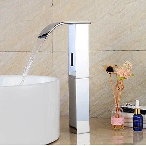 Bathroom Sink Faucet - Sensor Brass Free Standing Hands free One HoleBath Taps
Bathroom Sink Faucet - Sensor Brass Free Standing Hands free One HoleBath Taps