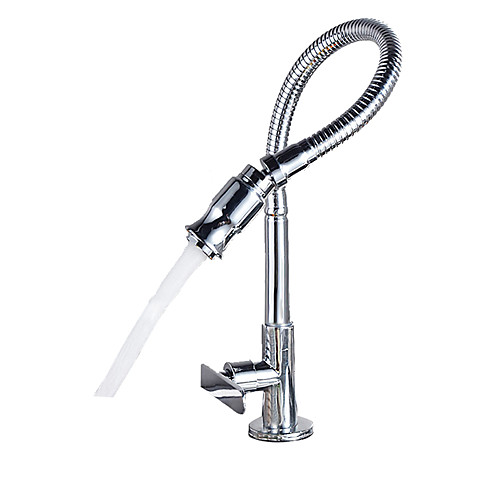 Kitchen faucet - Single Handle One Hole Chrome Pull-out / Pull-down Deck Mounted Contemporary / Brass
Kitchen faucet - Single Handle One Hole Chrome Pull-out / Pull-down Deck Mounted Contemporary / Brass
