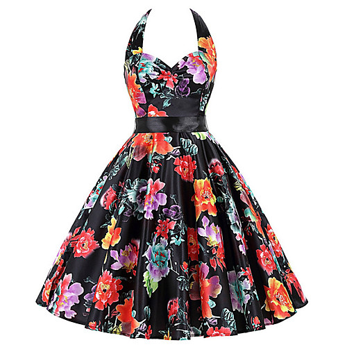 Audrey Hepburn Polka Dots Retro Vintage 1950s Dress Women's Tulle Costume Black / Red / black / Red black Vintage Cosplay Sleeveless Knee Length
Audrey Hepburn Polka Dots Retro Vintage 1950s Dress Women's Tulle Costume Black / Red / black / Red black Vintage Cosplay Sleeveless Knee Length