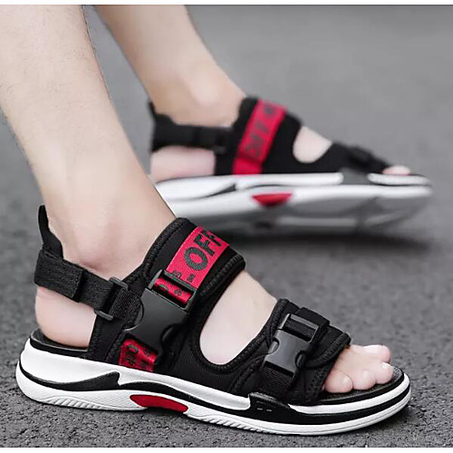 Men's Sandals Comfort Shoes Daily Outdoor Canvas Black / Red Black / Yellow Black Summer
Men's Sandals Comfort Shoes Daily Outdoor Canvas Black / Red Black / Yellow Black Summer