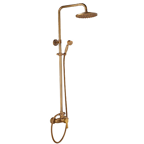 Retro Vintage Shower Faucet - Antique Copper Centerset Ceramic Valve Bath Shower Mixer Taps / Brass / Single Handle Two Holes
Retro Vintage Shower Faucet - Antique Copper Centerset Ceramic Valve Bath Shower Mixer Taps / Brass / Single Handle Two Holes