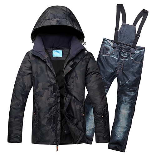 RIVIYELE Men's Ski Jacket with Pants Skiing Winter Sports Waterproof Lightweight Windproof Chinlon Cotton Clothing Suit Ski Wear / Warm
RIVIYELE Men's Ski Jacket with Pants Skiing Winter Sports Waterproof Lightweight Windproof Chinlon Cotton Clothing Suit Ski Wear / Warm