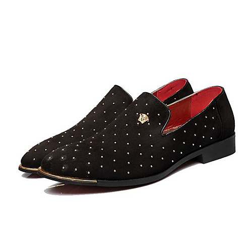 Men's Dress Shoes Spring / Fall Business / Classic Wedding Daily Party & Evening Loafers & Slip-Ons Walking Shoes Leather Wear Proof Blue / Black / Beading / Office & Career / EU40
Men's Dress Shoes Spring / Fall Business / Classic Wedding Daily Party & Evening Loafers & Slip-Ons Walking Shoes Leather Wear Proof Blue / Black / Beading / Office & Career / EU40