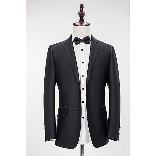 Solid Colored Tailored Fit Polyester Suit - Notch Single Breasted Two-buttons / Suits
Solid Colored Tailored Fit Polyester Suit - Notch Single Breasted Two-buttons / Suits