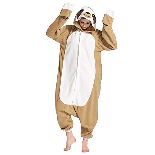 Adults' Kigurumi Pajamas Sloth Onesie Pajamas Polar Fleece Brown Cosplay For Men and Women Animal Sleepwear Cartoon Festival / Holiday Costumes
Adults' Kigurumi Pajamas Sloth Onesie Pajamas Polar Fleece Brown Cosplay For Men and Women Animal Sleepwear Cartoon Festival / Holiday Costumes