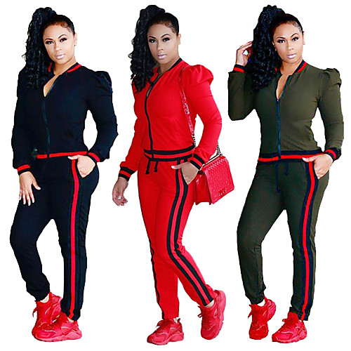 Women's Tracksuit Casual Athleisure Long Sleeve 2pcs Winter High Waist Cotton Breathable Quick Dry Soft Gym Workout Workout Sportswear Solid Colored Plus Size Pants / Trousers Sweatshirt Clothing Suit 
Women's Tracksuit Casual Athleisure Long Sleeve 2pcs Winter High Waist Cotton Breathable Quick Dry Soft Gym Workout Workout Sportswear Solid Colored Plus Size Pants / Trousers Sweatshirt Clothing Suit
