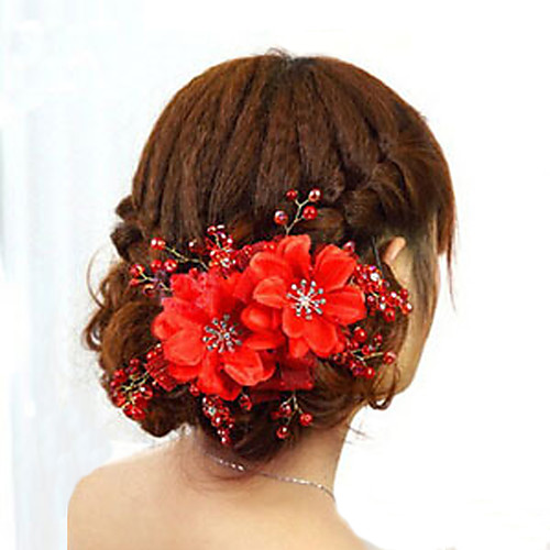 Crystal / Lace Hair Accessory with Lace 1 pc Wedding / Special Occasion Headpiece
Crystal / Lace Hair Accessory with Lace 1 pc Wedding / Special Occasion Headpiece