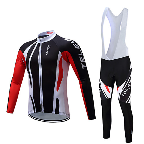 Men's Long Sleeve Cycling Jersey with Bib Tights Winter Fleece White Black Solid Color Bike Fleece Lining Breathable Warm Sports Solid Color Mountain Bike MTB Road Bike Cycling Clothing Apparel
Men's Long Sleeve Cycling Jersey with Bib Tights Winter Fleece White Black Solid Color Bike Fleece Lining Breathable Warm Sports Solid Color Mountain Bike MTB Road Bike Cycling Clothing Apparel
