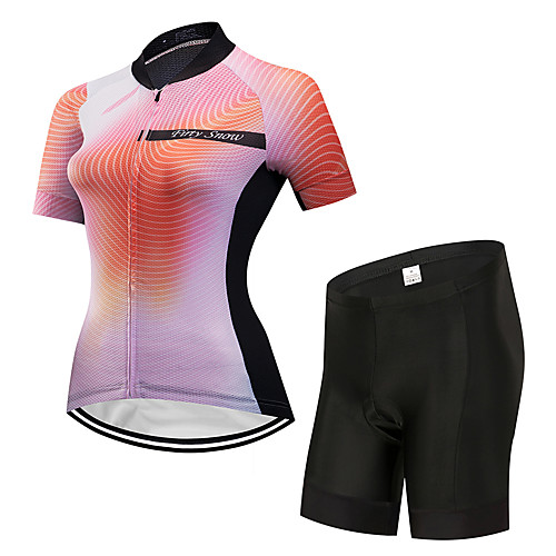 FirtySnow Women's Short Sleeve Cycling Jersey with Shorts Orange Gradient Bike Clothing Suit Breathable Moisture Wicking Quick Dry Sports Polyester Gradient Mountain Bike MTB Road Bike Cycling
FirtySnow Women's Short Sleeve Cycling Jersey with Shorts Orange Gradient Bike Clothing Suit Breathable Moisture Wicking Quick Dry Sports Polyester Gradient Mountain Bike MTB Road Bike Cycling