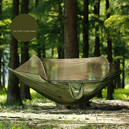 TANXIANZHE Camping Hammock with Pop Up Mosquito Net Outdoor Lightweight Quick Dry Anti-Mosquito Breathability Wearable Nylon Net Fabric for 1 person Fishing Camping Blue Camouflage Green Pop Up
TANXIANZHE Camping Hammock with Pop Up Mosquito Net Outdoor Lightweight Quick Dry Anti-Mosquito Breathability Wearable Nylon Net Fabric for 1 person Fishing Camping Blue Camouflage Green Pop Up
