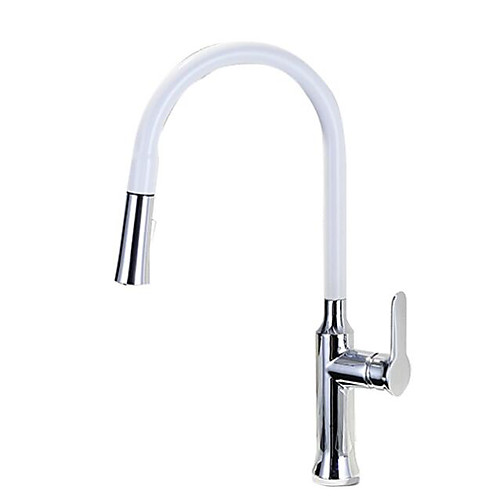 

Kitchen faucet - Single Handle One Hole Stainless Steel Standard Spout / Tall / ­High Arc Contemporary Kitchen Taps