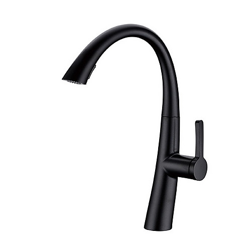 

Kitchen faucet - Single Handle One Hole Electroplated Standard Spout / Tall / ­High Arc Ordinary Kitchen Taps / Brass