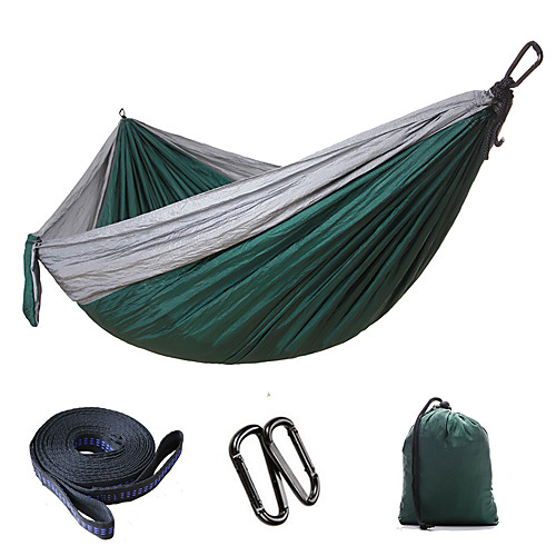 Camping Hammock Double Hammock Outdoor Quick Dry Ultra Light (UL) Breathability Wearable Parachute Nylon for 2 person Fishing Camping Black Blue Red 300200 cm
Camping Hammock Double Hammock Outdoor Quick Dry Ultra Light (UL) Breathability Wearable Parachute Nylon for 2 person Fishing Camping Black Blue Red 300200 cm
