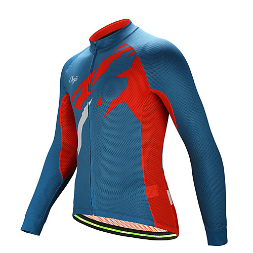 cheji Men's Long Sleeve Cycling Jersey Winter Jacquard RedBlue Bike Top Mountain Bike MTB Road Bike Cycling Breathable Quick Dry Sports Clothing Apparel / Micro-elastic
cheji Men's Long Sleeve Cycling Jersey Winter Jacquard RedBlue Bike Top Mountain Bike MTB Road Bike Cycling Breathable Quick Dry Sports Clothing Apparel / Micro-elastic
