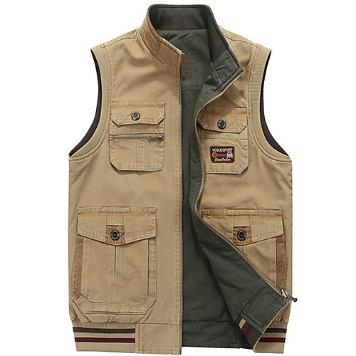 Men's Hiking Vest / Gilet Fishing Vest Outdoor Solid Color Lightweight UV Resistant Breathable Quick Dry Top Cotton Single Slider Hunting Fishing Climbing Army Green Blue Khaki
Men's Hiking Vest / Gilet Fishing Vest Outdoor Solid Color Lightweight UV Resistant Breathable Quick Dry Top Cotton Single Slider Hunting Fishing Climbing Army Green Blue Khaki