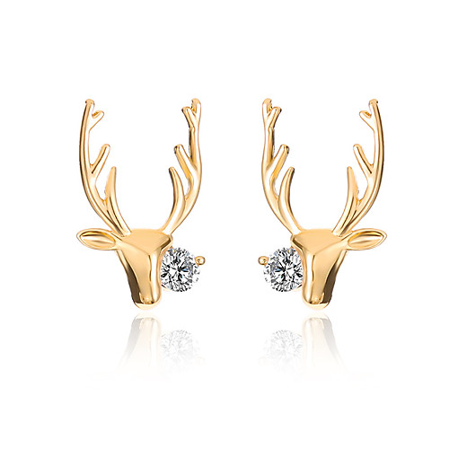 Women's Stud Earrings Stylish Earrings Jewelry Gold / Silver For Christmas Gift Holiday Going out 1 Pair
Women's Stud Earrings Stylish Earrings Jewelry Gold / Silver For Christmas Gift Holiday Going out 1 Pair
