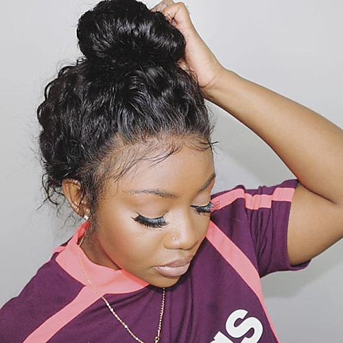 Remy Human Hair Deep Part Lace Front Lace Front Wig Deep Parting With Ponytail Beyonce style Brazilian Hair Water Wave Natural Black Wig 150% Density with Baby Hair Natural Hairline With Bleached
Remy Human Hair Deep Part Lace Front Lace Front Wig Deep Parting With Ponytail Beyonce style Brazilian Hair Water Wave Natural Black Wig 150% Density with Baby Hair Natural Hairline With Bleached
