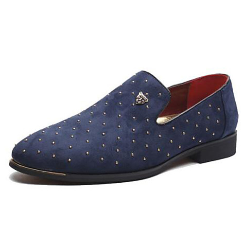 Men's Suede Shoes Suede Spring & Fall Casual Loafers & Slip-Ons Black / Blue / Beading / Office & Career
Men's Suede Shoes Suede Spring & Fall Casual Loafers & Slip-Ons Black / Blue / Beading / Office & Career