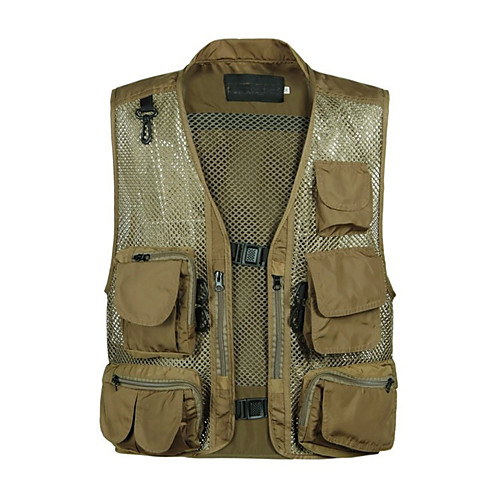 Men's Hiking Vest / Gilet Fishing Vest Outdoor Solid Color Multifunctional Lightweight Breathable Quick Dry Jacket Top Mesh Single Slider Hunting Fishing Hiking Black Army Green Rough Black Khaki
Men's Hiking Vest / Gilet Fishing Vest Outdoor Solid Color Multifunctional Lightweight Breathable Quick Dry Jacket Top Mesh Single Slider Hunting Fishing Hiking Black Army Green Rough Black Khaki