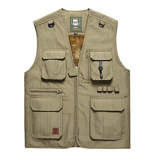 Men's Hiking Vest / Gilet Fishing Vest Hiking Fleece Vest Winter Outdoor Solid Color Lightweight Windproof Breathable Quick Dry Top Single Slider Hunting Fishing Climbing White Army Green Blue
Men's Hiking Vest / Gilet Fishing Vest Hiking Fleece Vest Winter Outdoor Solid Color Lightweight Windproof Breathable Quick Dry Top Single Slider Hunting Fishing Climbing White Army Green Blue